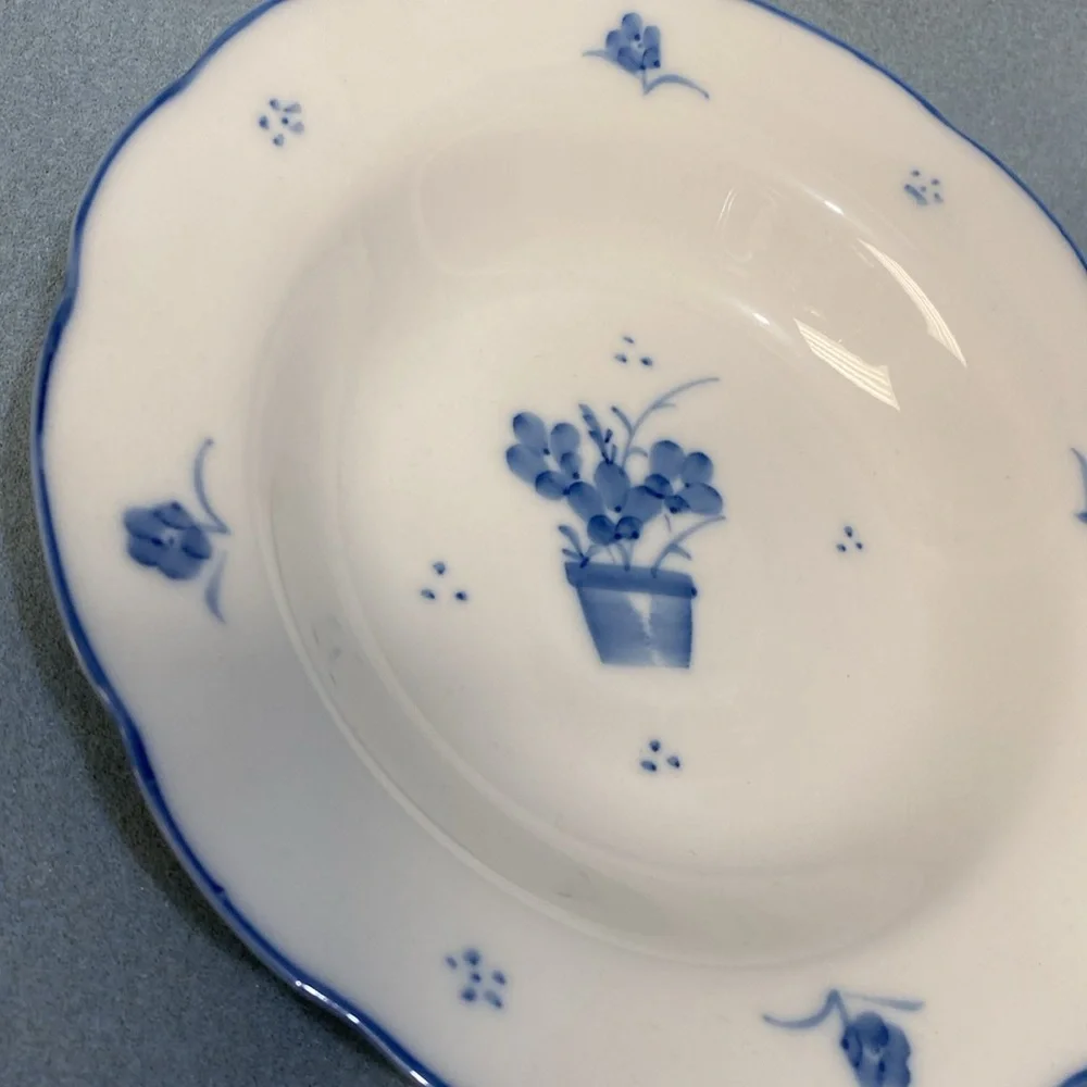 STEELE HAND PAINTED PORCELAIN DE CHINE SOUP BOWL